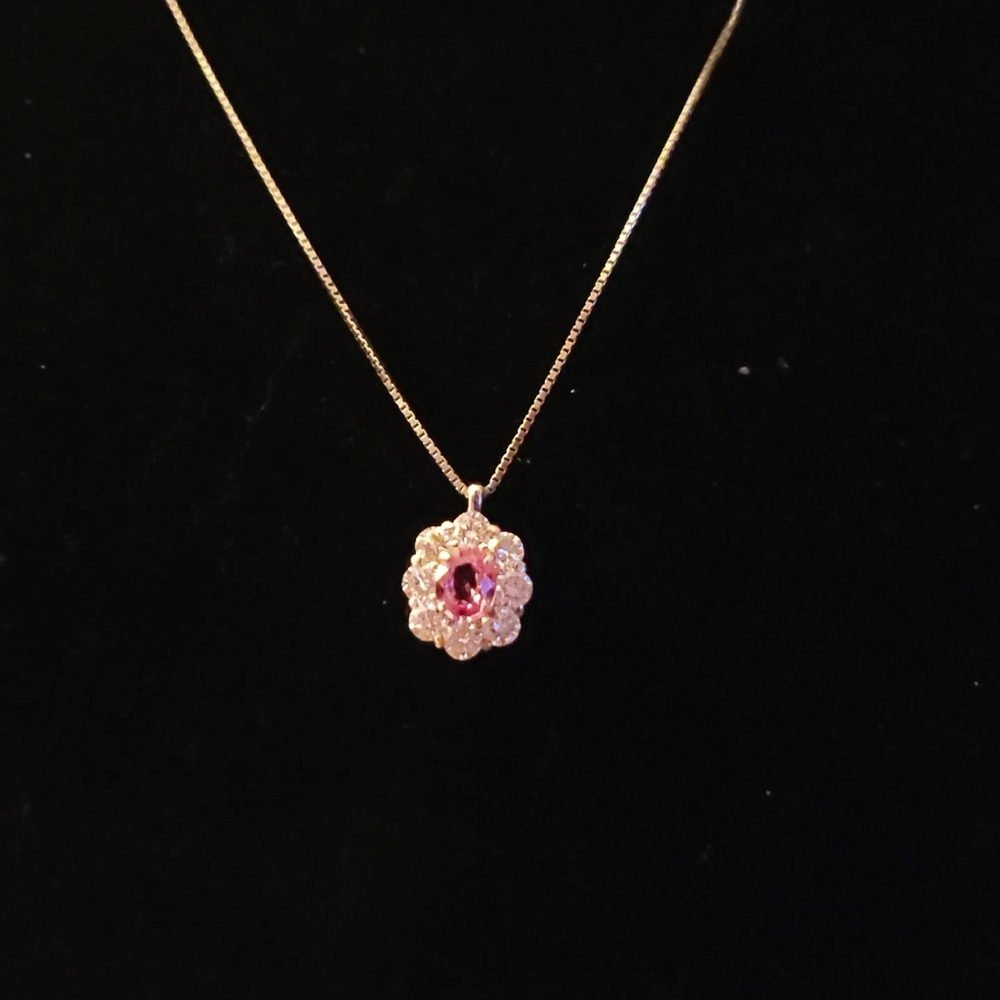 Padparadsca Sapphire in Platinum850/900